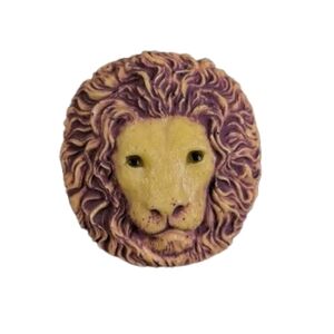 Vintage Lion Belt Buckle